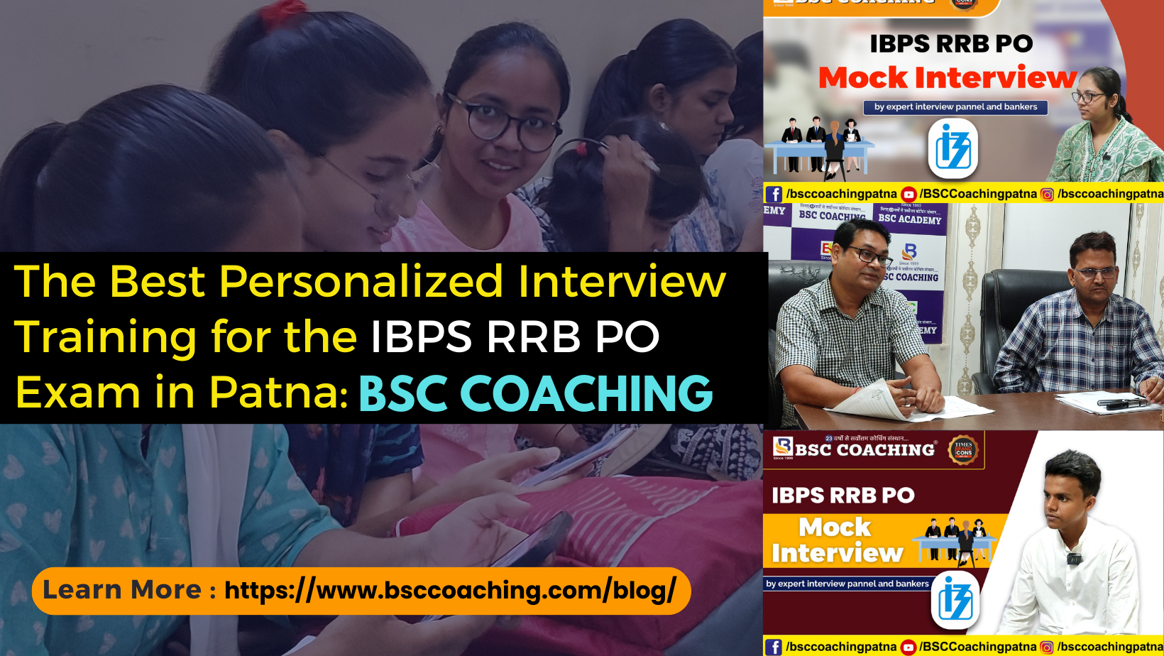 The Best Personalized Interview Training for the IBPS RRB PO Exam in Patna: BSC Coaching